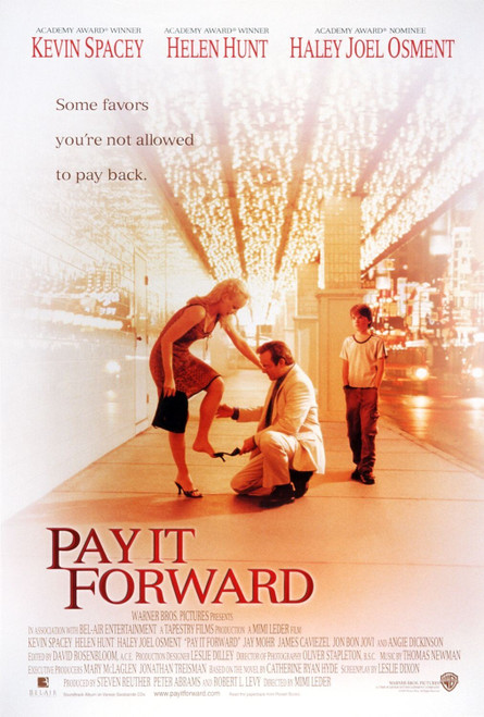 Pay it Forward (2000)_4 Poster Canvas Movie Film Print A0 A1 A2 A3 A4 A5 A6 Art