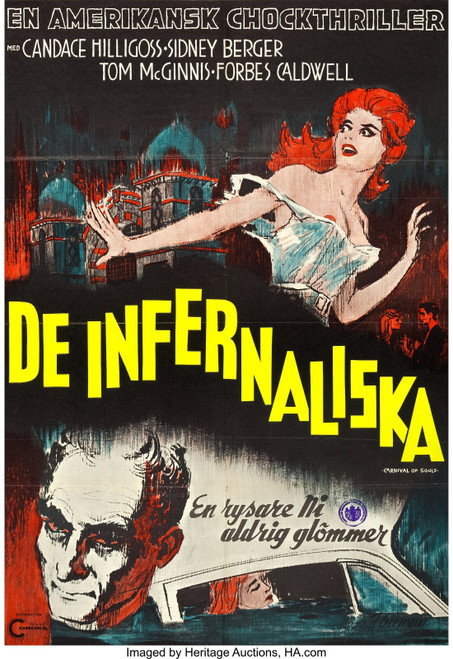 CARNIVAL OF SOULS (1962) 5 Poster Canvas Movie Film Print A0 A1 A2 A3 A4 A5 A6 A