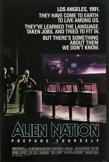 ALien Nation -1988 US Poster Canvas Movie Film Print A0 A1 A2 A3 A4 A5 A6 Art Wa