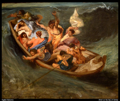 eugne-delacroix---christ-on-the-sea-of-galilee--jpb_15323510998_o(1) Poster Canv