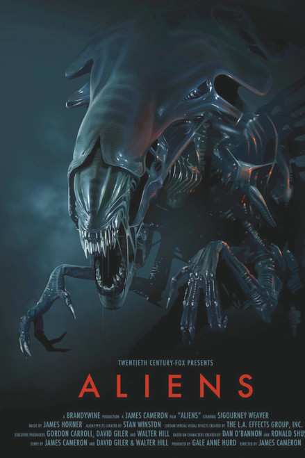 Aliens 1 Poster Canvas Movie Film Print A0 A1 A2 A3 A4 A5 A6 Art Wall Decoration