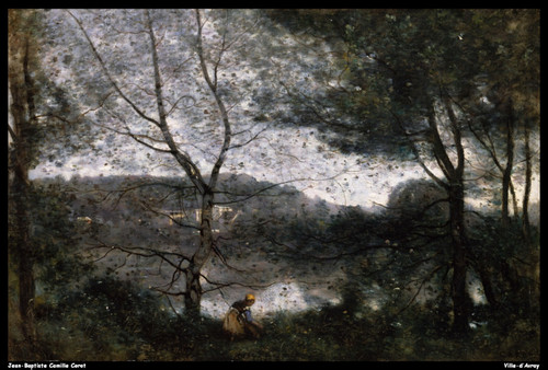 jean-baptiste-camille-corot--ville-davray_14408494561_o(1) Poster Canvas Movie F