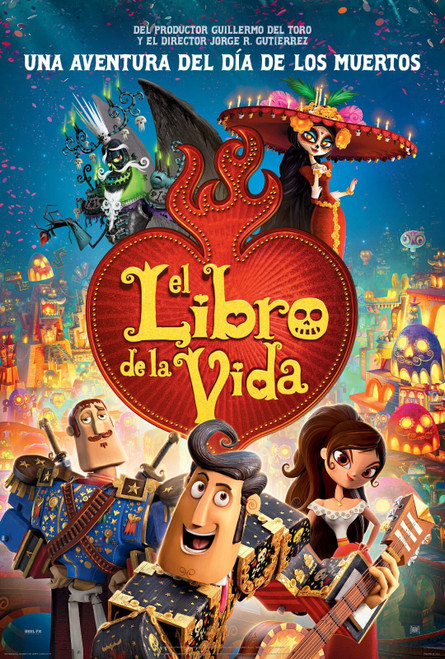 Book of Life (2014)_2 Movie Film Poster Canvas iconic design