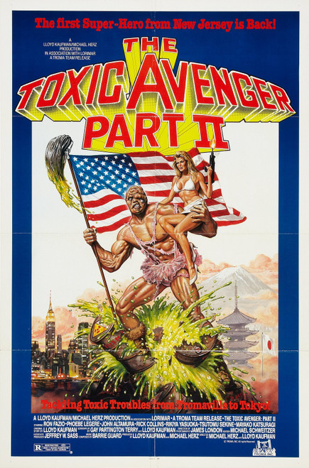 The Toxic Avenger Part II (1989)_0 Poster Canvas Movie Film Print A0 A1 A2 A3 A4