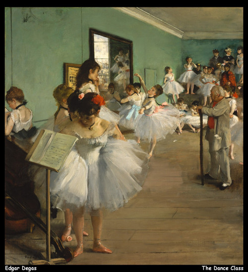 edgar-degas---the-dance-class_11018662665_o(1) Poster Canvas Print Art Painting