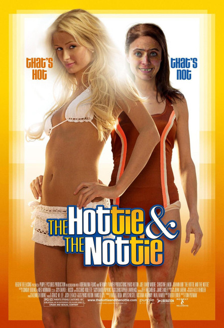The Hottie and the Nottie (2008)_1 Poster Canvas Movie Film Print A0 A1 A2 A3 A4