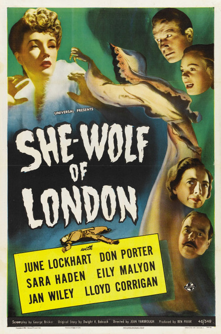 She Wolf Of London 01 Poster Canvas Movie Film Print A0 A1 A2 A3 A4 A5 A6 Art Wa