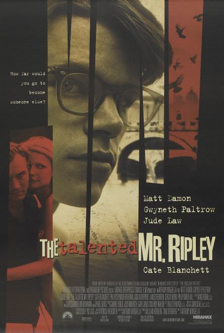 The Talented Mr. Ripley (1999)_3 Poster Canvas Movie Film Print A0 A1 A2 A3 A4 A