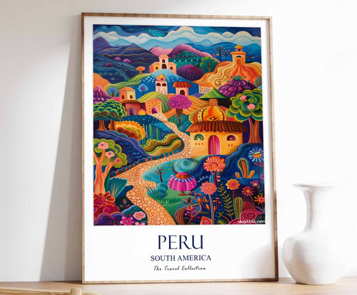 11_Peru Travel Poster, Peru Print, South America Travel Art, South American Wall