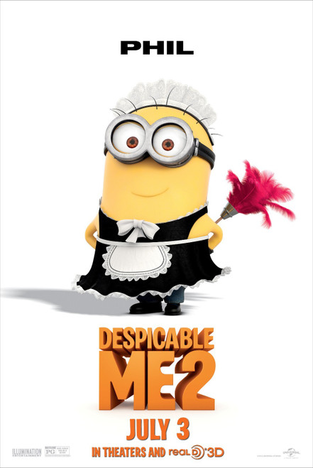 Despicable Me 2 (2013)_13 Movie Film Poster Canvas iconic design