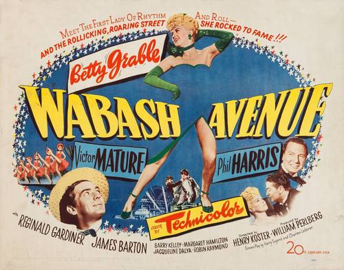 Wabash Avenue (1950)_4 Poster Canvas Movie Film Print A0 A1 A2 A3 A4 A5 A6 Art W