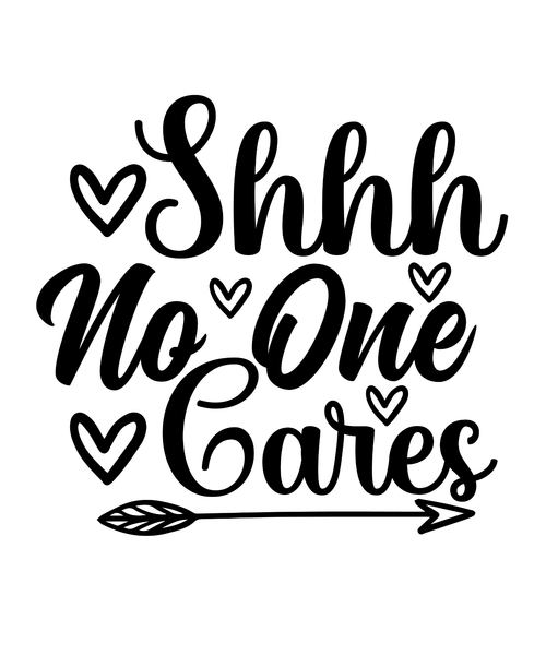 Shhh No One Cares-01 (3) Poster Personalized Canvas Movie Film Print A0 A1 A2 A3
