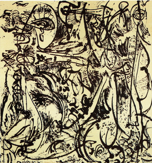 Nr.25-Pollock 1951 Poster Canvas Movie Film Print A0 A1 A2 A3 A4 A5 A6 Art Wall