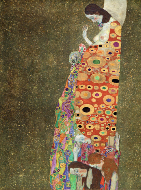 Hope II (Vision0 -Klimt 1907-08 Poster Canvas Movie Film Print A0 A1 A2 A3 A4 A5