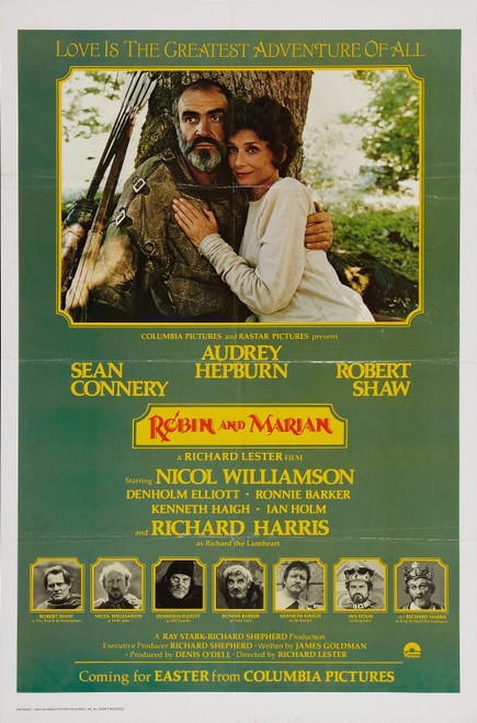 Robin and Marian (1976)_2 Poster Canvas Movie Film Print A0 A1 A2 A3 A4 A5 A6 Ar
