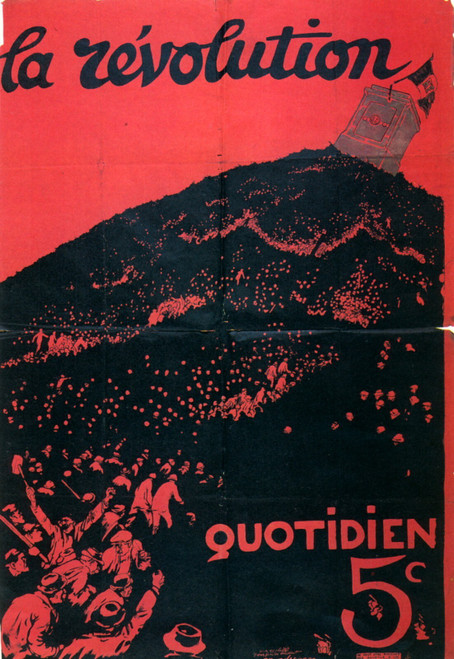 1895-1914 Grandjouan La Révolution, Post Art Gallery Poster Canvas Print Wall