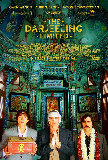 The Darjeeling Limited (2007)_1 Poster Canvas Movie Film Print A0 A1 A2 A3 A4 A5