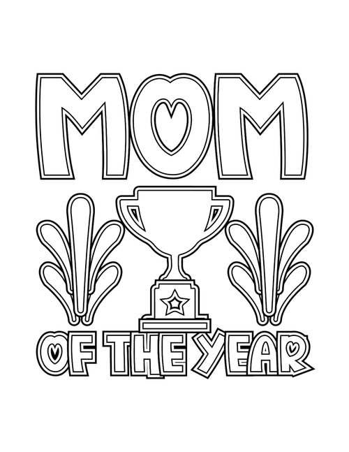 Funny Mom Quotes Coloring Book-02 Poster Canvas Movie Film Print A0 A1 A2 A3 A4