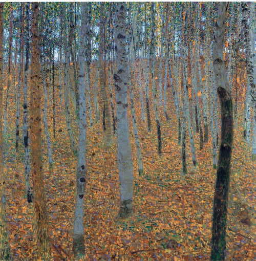 Beech Forest I- Klimt 1902 Poster Canvas Movie Film Print A0 A1 A2 A3 A4 A5 A6 A