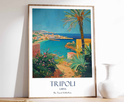 3_Tripoli Print, Tripoli Travel Poster, Middle East Travel Print, Islamic Decor,