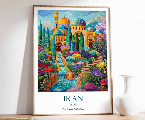 9_Iran Print, Iran Travel Poster, Middle East Travel Print, Islamic Decor, Gift