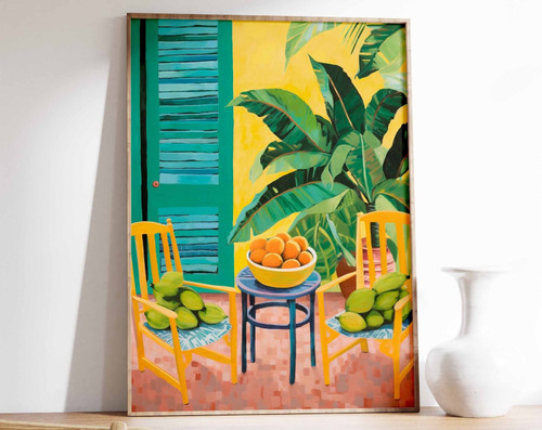 1_Jamaica Travel Poster, Vintage Caribbean Print, Tropical Art Print, Caribbean