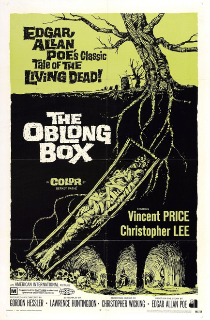 The Oblong Box (1969)_0 Poster Canvas Movie Film Print A0 A1 A2 A3 A4 A5 A6 Art