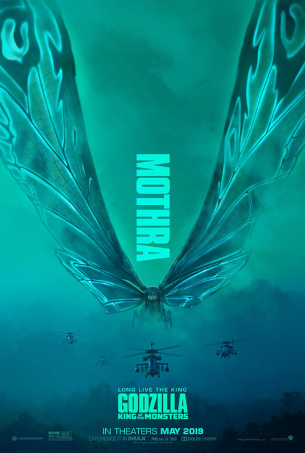 Godzilla King of the Monsters 4 Poster Canvas Movie Film Print A0 A1 A2 A3 A4 A5