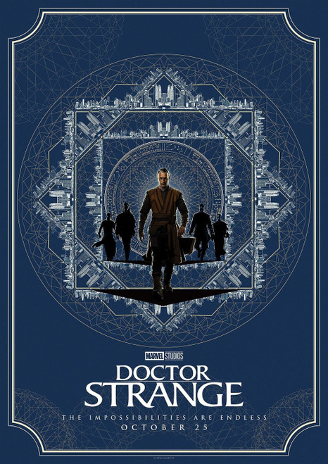 Doctor Strange (2016)_24 Movie Film Poster Canvas iconic design