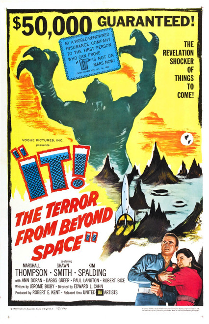 It Terror From Beyond Space 01 Poster Canvas Movie Film Print A0 A1 A2 A3 A4 A5