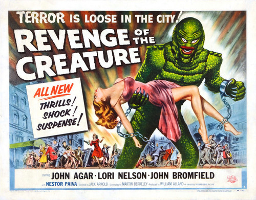 Revenge Of Creature 03 Poster Canvas Movie Film Print A0 A1 A2 A3 A4 A5 A6 Art W