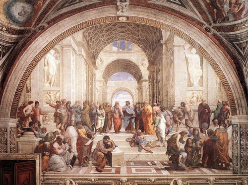 Raphael_The_School_of_Athens Poster Canvas Movie Film Print A0 A1 A2 A3 A4 A5 A6