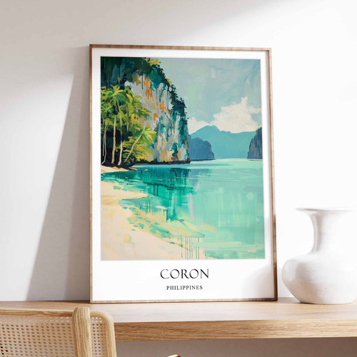 3_Coron Poster, Palawan Poster, Philippines Poster, Asian Poster, Coron Palawan
