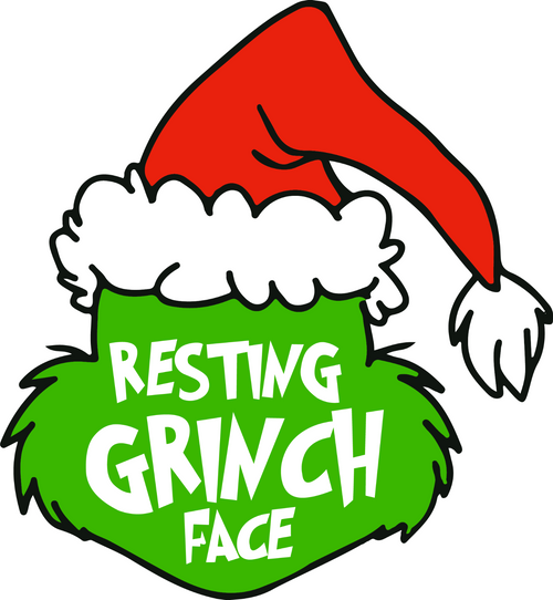 Resting grinch face2 (2) Poster Canvas Movie Film Print A0 A1 A2 A3 A4 A5 A6 Art