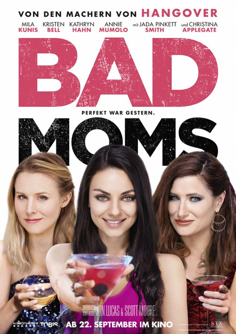 Bad Moms (2016)_5 Movie Film Poster Canvas iconic design