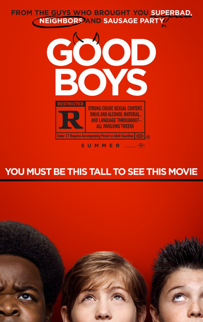 Good Boys (2019)_0 Movie Film Poster Canvas iconic design