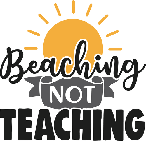 Beaching not teaching (3) Poster Made to Order Canvas Print A0 A1 A2 A3 A4 A5 A6