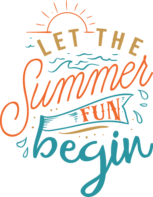 Let the summer fun begin Poster Canvas Movie Film Print A0 A1 A2 A3 A4 A5 A6 Art
