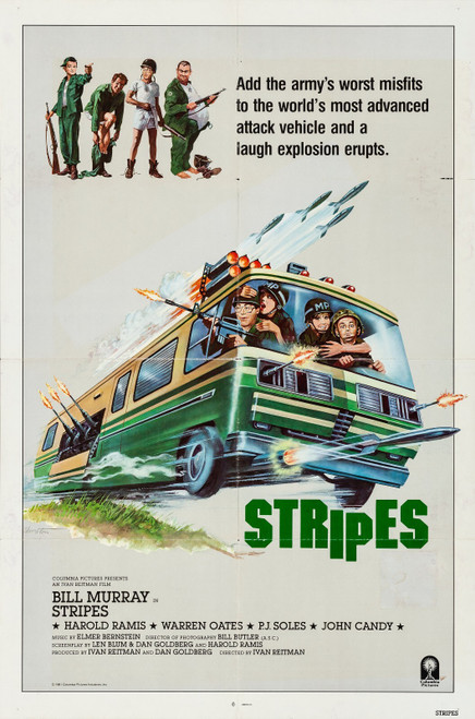 Stripes (1981)_3 Poster Canvas Movie Film Print A0 A1 A2 A3 A4 A5 A6 Art Wall De
