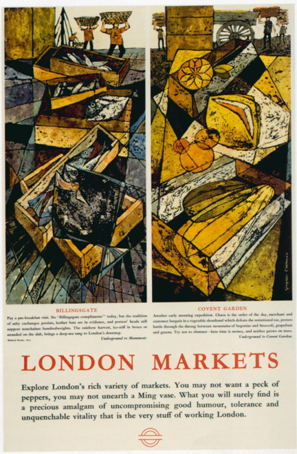 1961-Markets Art Gallery Poster Canvas Print Wall Decoration A0 A1 A2 A3 A4 A5 A