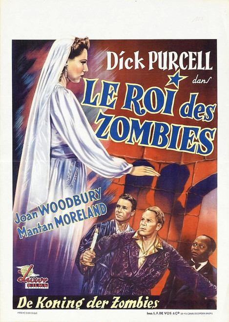 King Of Zombies 02 Poster Canvas Movie Film Print A0 A1 A2 A3 A4 A5 A6 Art Wall