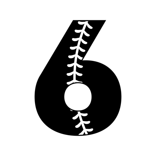 Baseball-Numbers-with-Stitches_21 Poster Made to Order Canvas Print A0 A1 A2 A3