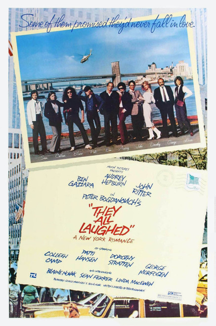 They All Laughed (1981)_3 Poster Canvas Movie Film Print A0 A1 A2 A3 A4 A5 A6 Ar