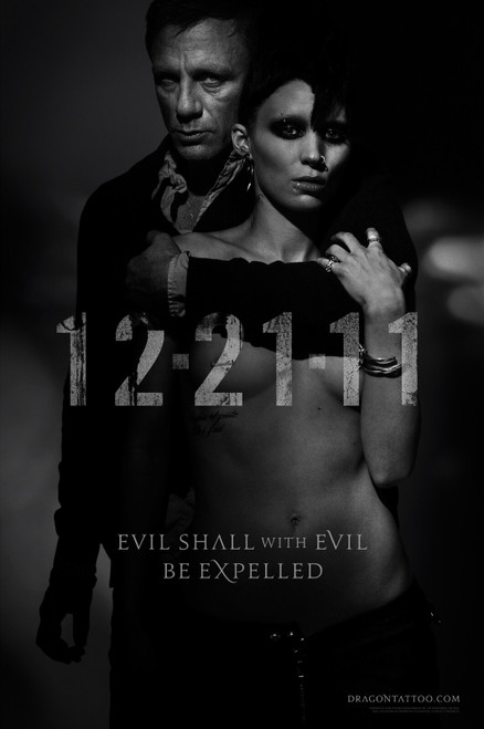 The Girl with the Dragon Tattoo (2011)_1 Poster Canvas Movie Film Print A0 A1 A2