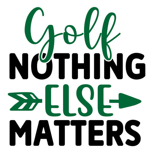 Golf - Nothing else matters-01 Poster Canvas Movie Film Print A0 A1 A2 A3 A4 A5