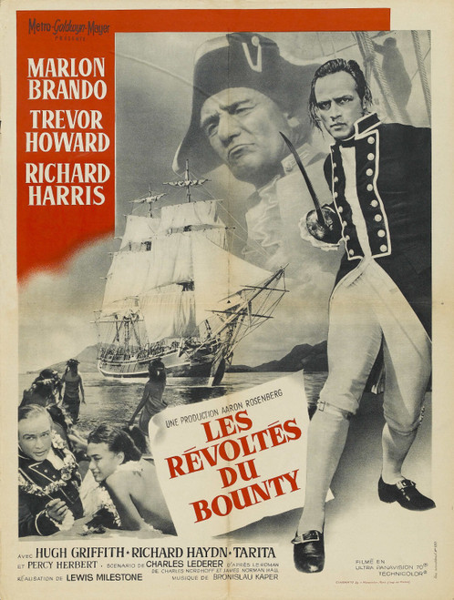 Mutiny on the Bounty (1962)_12 Poster Canvas Movie Film Print A0 A1 A2 A3 A4 A5