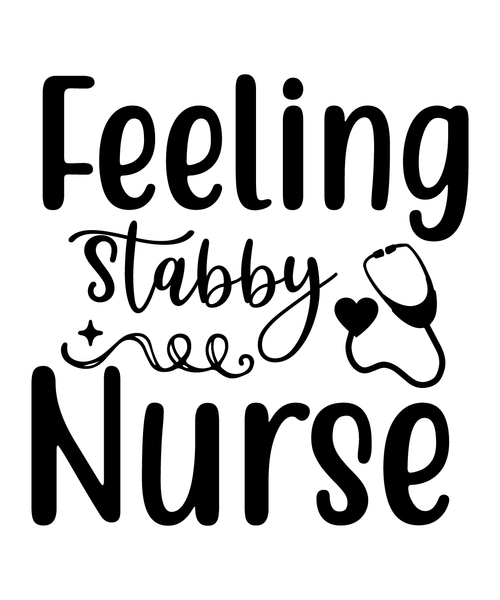 Feeling Stabby Nurse-01 (2) Poster Canvas Movie Film Print A0 A1 A2 A3 A4 A5 A6