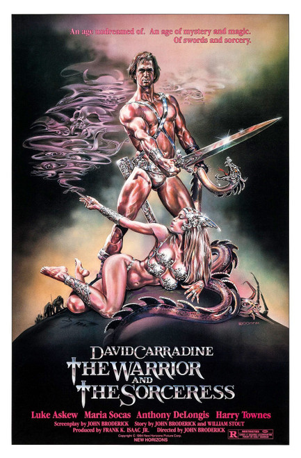 The Warrior and the Sorceress (1984)_0 Poster Canvas Movie Film Print A0 A1 A2 A