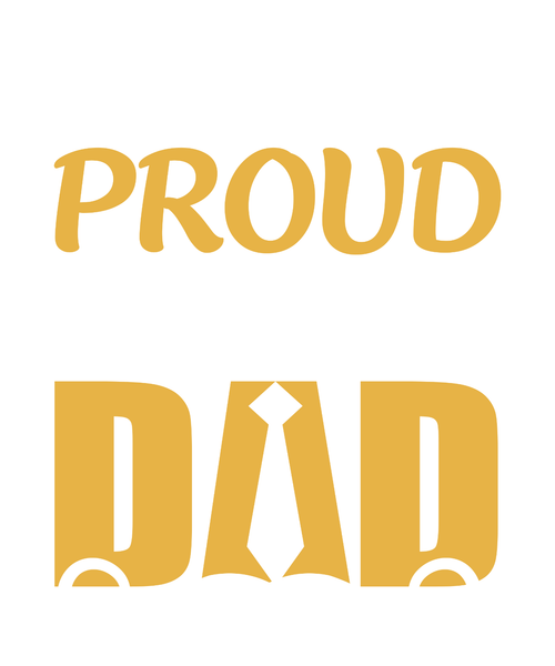 PROUD CAT DAD (2) Poster Canvas Movie Film Print A0 A1 A2 A3 A4 A5 A6 Art Wall D