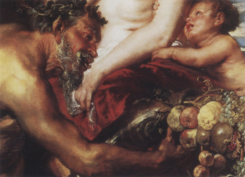 266. detail of the allegory on the blessings of peace Poster Canvas Movie Film P